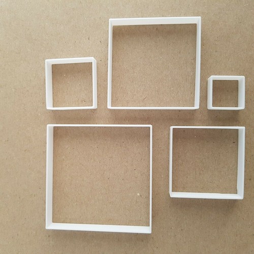 Square shape mini fondant - square,