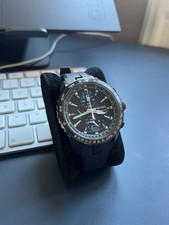 Seiko Sportura Black Chronograph Mens Watch