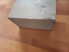 Vintage Mini Trunk With Great Old Paint. Nice Dovetail Construction 11 X 12 X 21