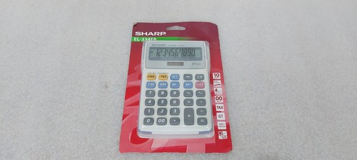 Sharp white and - sharp, 10-digit