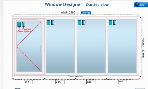 Upvc window double glazed - upvc,