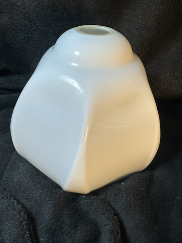 Vintage white milk glass - white,