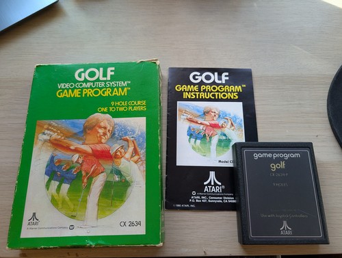 Golf atari 2600 boxed - golf,