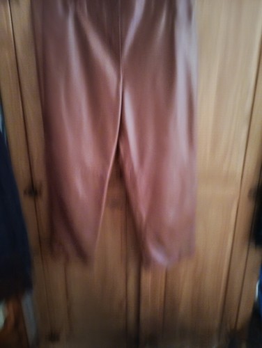 Tan real leather - real, trousers
