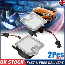 4x White LED Side Under Mirror