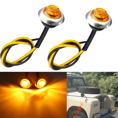 Amber side light - 2x,