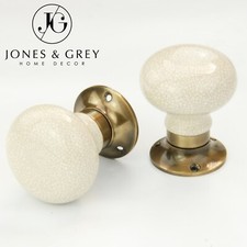 VINTAGE CREAM CRACKLED GLAZE