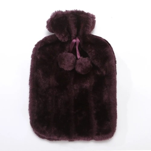 Hot water bottle cover luxury - water,