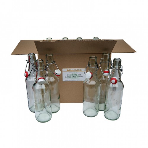 Clear swing top 500ml grolsh - top,
