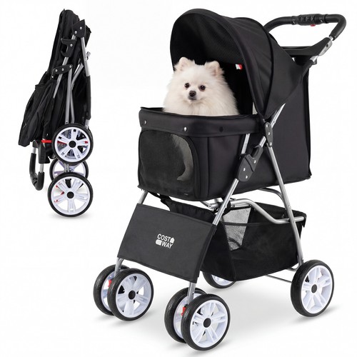 Wheel pet stroller - 4-wheel,