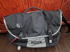 Timbuk2 Messenger Bag. Two Tone Grey Black. With Laptop Sleeve. S22