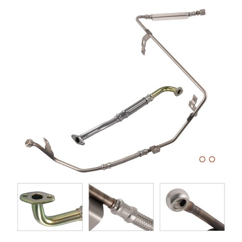 Turbo oil line - line, for