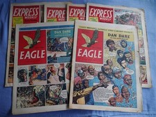 1952 Eagle Comic x 2, 1959 Express Weekly x 4.