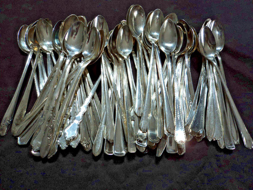 Silverplate flatware lot - flatware, of