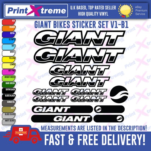 Giant generic vinyl decals - giant,