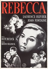 REBECCA (1940) Laurence Olivier, Joan Fontaine - Public Domain DVD NO CASE