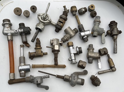 Vintage petrol taps mostly - petrol,