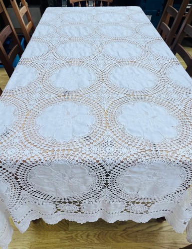 Vintage irish linen patchwork - irish,