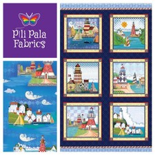 Seaside Fabric: Shorelights