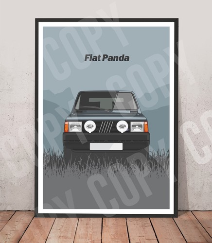 Fiat panda 4x4 artwork - 4x4,