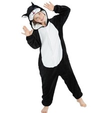 Kids Animal Jumpsuit Black Cat