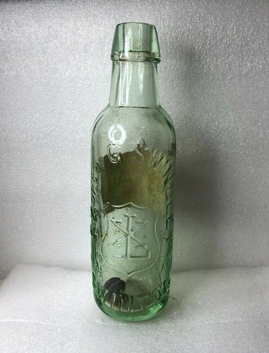 Antique soda water bottle - water,