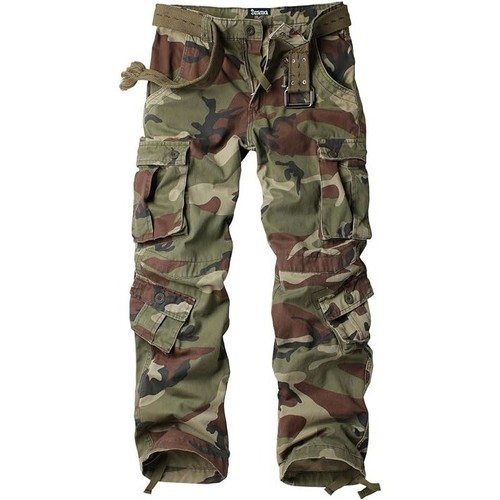 Military camouflage bdu cargo - military,