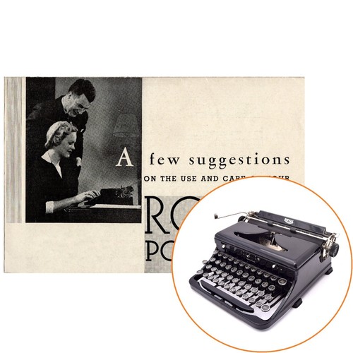 Royal model typewriter - model,