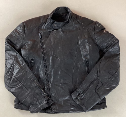 Vintage faux leather biker - faux,