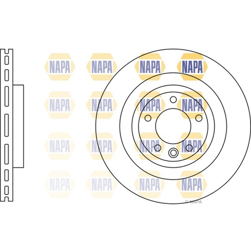 Brake discs vented - 2x,