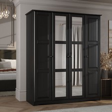 100% Solid Wood Regal Wardrobe