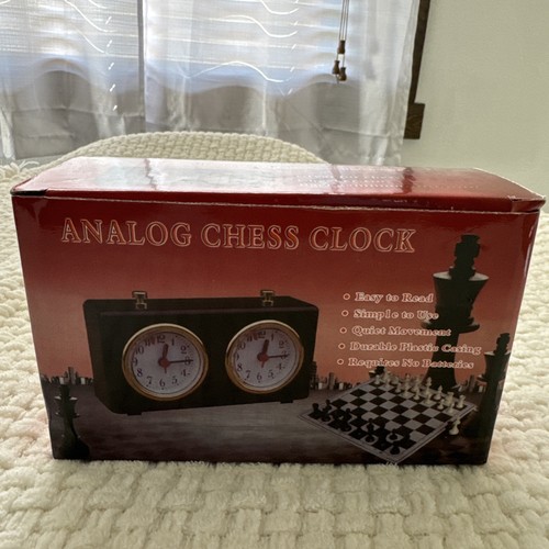 Chess clock wind analog - wind-up,