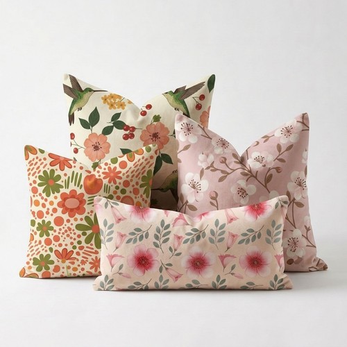 Floral hummingbird dream - 4,