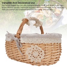 Wicker Picnic Basket With