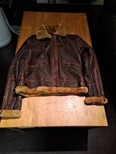 Leather faux fur aviator - leather,