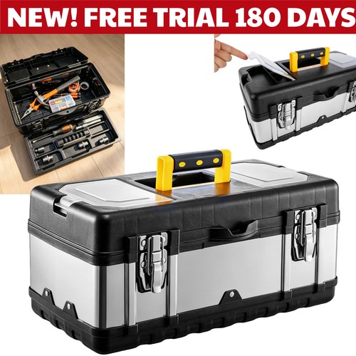 Large plastic toolboxes chest - plastic,