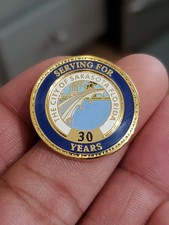 City of Sarasota Florida 30 Years of Service Pin