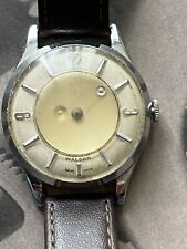 Vintage Mens Waldan Mystery Dial Watch  Swiss Made Mechanical Watch