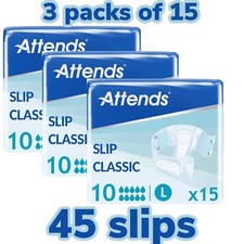 3 Packs of Attends Slip