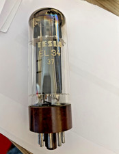 Tesla EL34   (6CA7) Power Valve Tube -  Tested Brown Base