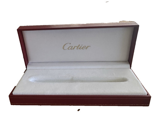 Empty cartier red gold pen - empty,