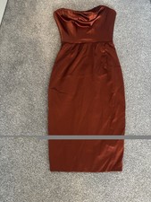 Oh Polly Strapless Dress Uk