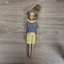 Vintage Palitoy Toots Tressy's Little Sister Doll with Growing Hair Blonde Rare 