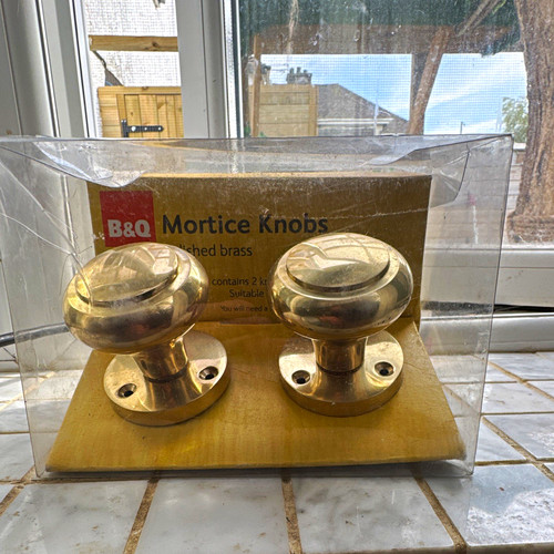 Mortice round door knobs - mortice,