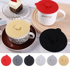 1PC Mug Sealed Cap Cup Lid Dustproof Ceramic Cup Lid Silicone Glass Cup Cover