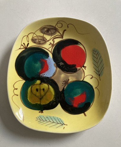 Vintage italian ceramic plate - italian,