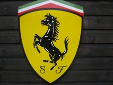 enamel sign ferrari sign large