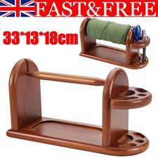 Wooden Wool Yarn Holder Organizer for Knitting Crochet Weaving Storage Home