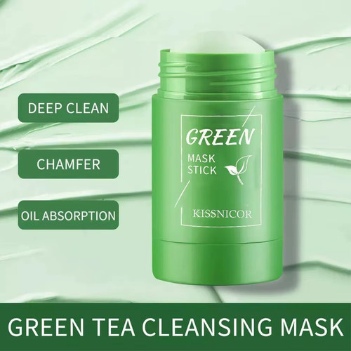 Green tea mask - green, facial