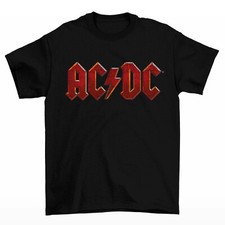 AC/DC T-shirt Classic Red Logo Mens T-shirt